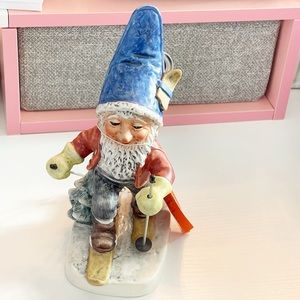 Goebel Co-Boy Toni the Skier Gnome Figurine